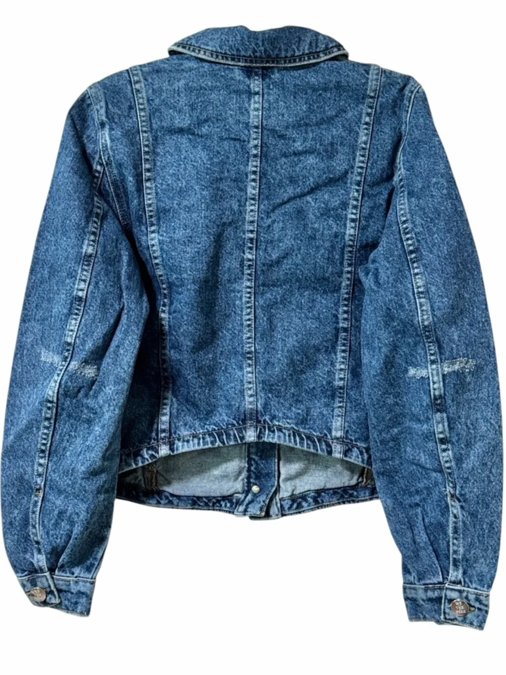 Free People We The Free Jade Denim Jacket Size Small - Picture 2 of 16